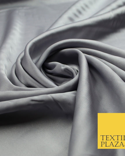 100 COLOURS - Fine Silky Smooth Liquid Sateen Satin Dress Fabric Drape Lining