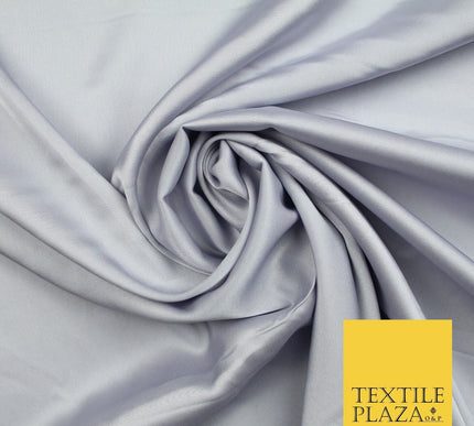100 COLOURS - Fine Silky Smooth Liquid Sateen Satin Dress Fabric Drape Lining