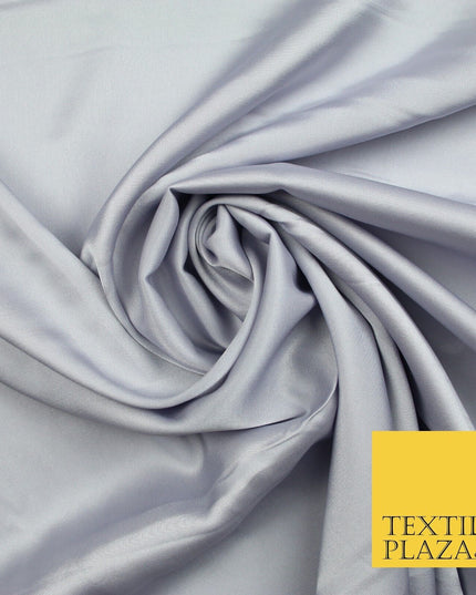 100 COLOURS - Fine Silky Smooth Liquid Sateen Satin Dress Fabric Drape Lining