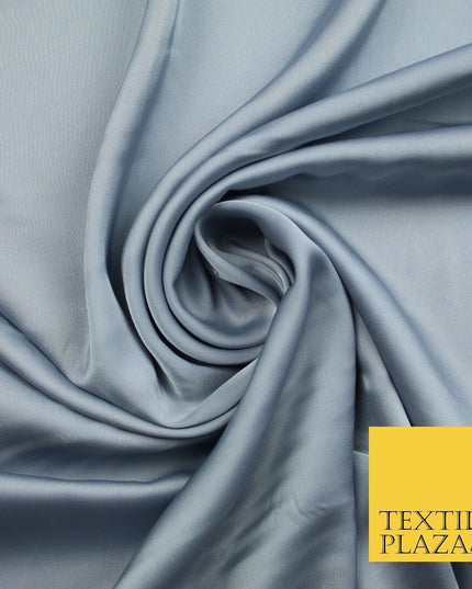 100 COLOURS - Fine Silky Smooth Liquid Sateen Satin Dress Fabric Drape Lining