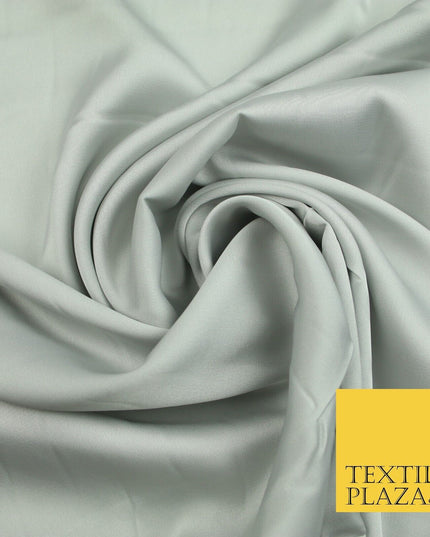 100 COLOURS - Fine Silky Smooth Liquid Sateen Satin Dress Fabric Drape Lining