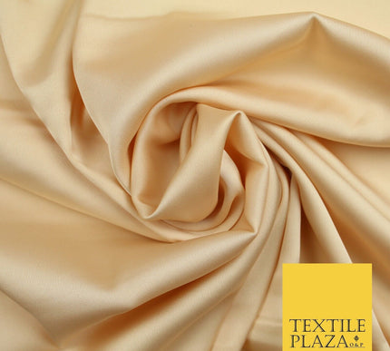 100 COLOURS - Fine Silky Smooth Liquid Sateen Satin Dress Fabric Drape Lining