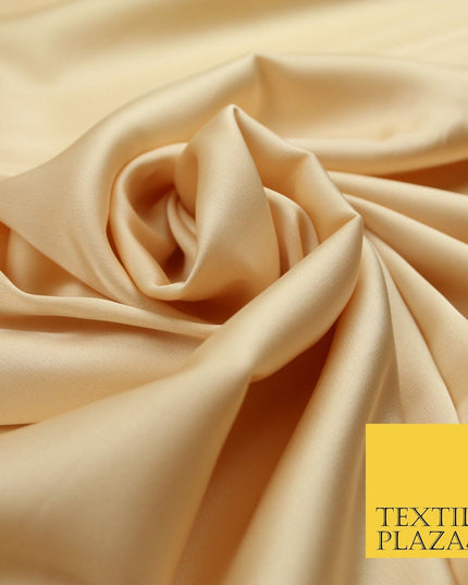 100 COLOURS - Fine Silky Smooth Liquid Sateen Satin Dress Fabric Drape Lining