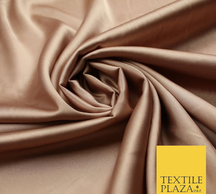 100 COLOURS - Fine Silky Smooth Liquid Sateen Satin Dress Fabric Drape Lining
