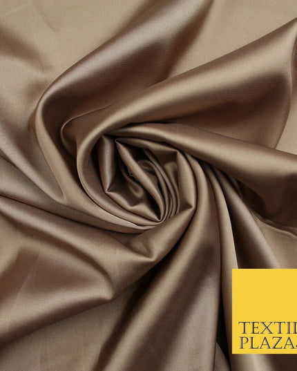 100 COLOURS - Fine Silky Smooth Liquid Sateen Satin Dress Fabric Drape Lining