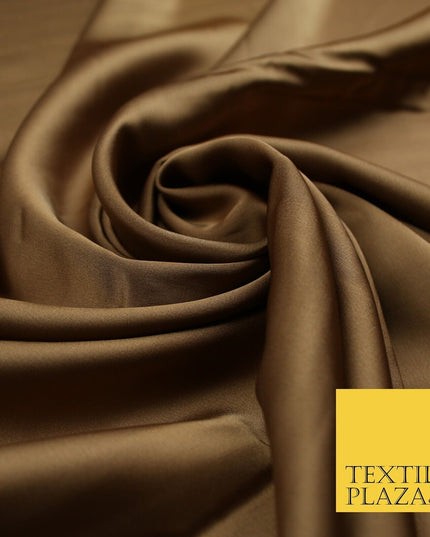 100 COLOURS - Fine Silky Smooth Liquid Sateen Satin Dress Fabric Drape Lining