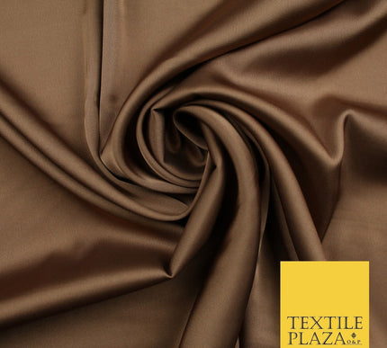 100 COLOURS - Fine Silky Smooth Liquid Sateen Satin Dress Fabric Drape Lining