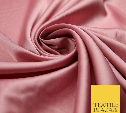 100 COLOURS - Fine Silky Smooth Liquid Sateen Satin Dress Fabric Drape Lining