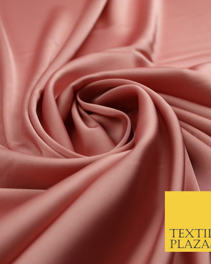 100 COLOURS - Fine Silky Smooth Liquid Sateen Satin Dress Fabric Drape Lining