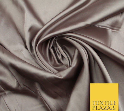 100 COLOURS - Fine Silky Smooth Liquid Sateen Satin Dress Fabric Drape Lining