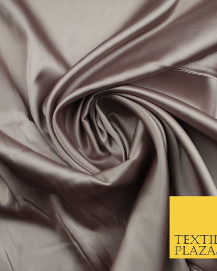 100 COLOURS - Fine Silky Smooth Liquid Sateen Satin Dress Fabric Drape Lining