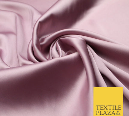 100 COLOURS - Fine Silky Smooth Liquid Sateen Satin Dress Fabric Drape Lining