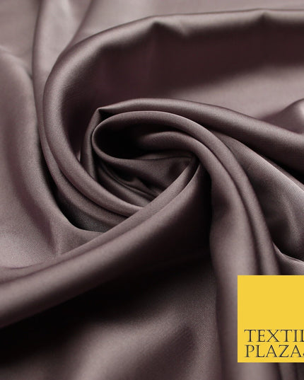 100 COLOURS - Fine Silky Smooth Liquid Sateen Satin Dress Fabric Drape Lining