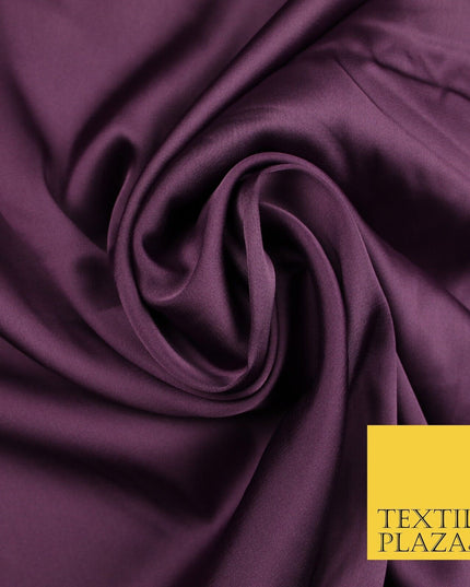 100 COLOURS - Fine Silky Smooth Liquid Sateen Satin Dress Fabric Drape Lining