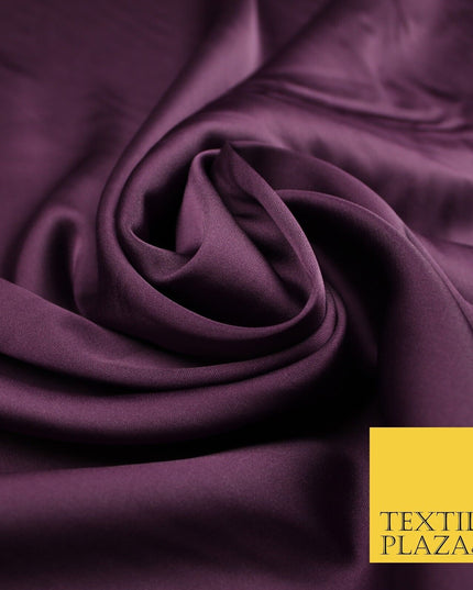 100 COLOURS - Fine Silky Smooth Liquid Sateen Satin Dress Fabric Drape Lining