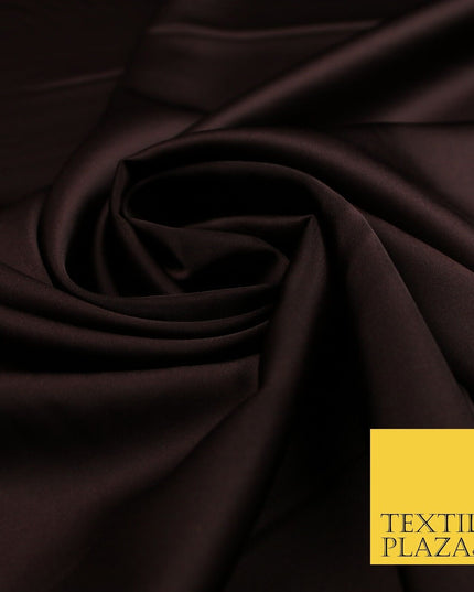 100 COLOURS - Fine Silky Smooth Liquid Sateen Satin Dress Fabric Drape Lining