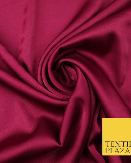 100 COLOURS - Fine Silky Smooth Liquid Sateen Satin Dress Fabric Drape Lining