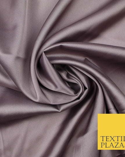 100 COLOURS - Fine Silky Smooth Liquid Sateen Satin Dress Fabric Drape Lining