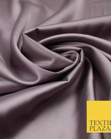 100 COLOURS - Fine Silky Smooth Liquid Sateen Satin Dress Fabric Drape Lining