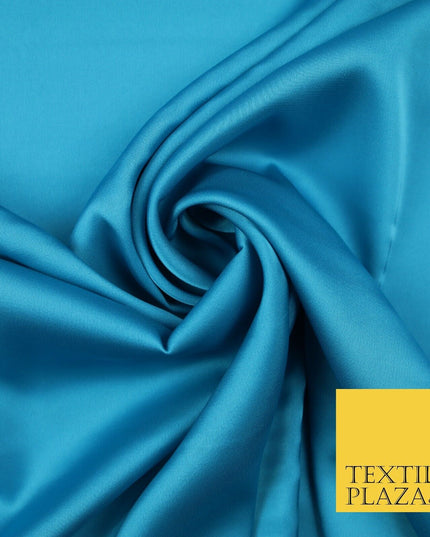 100 COLOURS - Fine Silky Smooth Liquid Sateen Satin Dress Fabric Drape Lining
