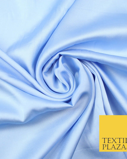 100 COLOURS - Fine Silky Smooth Liquid Sateen Satin Dress Fabric Drape Lining