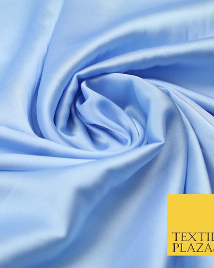 100 COLOURS - Fine Silky Smooth Liquid Sateen Satin Dress Fabric Drape Lining
