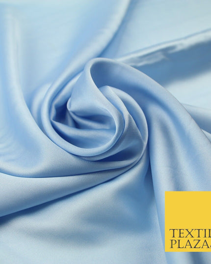 100 COLOURS - Fine Silky Smooth Liquid Sateen Satin Dress Fabric Drape Lining