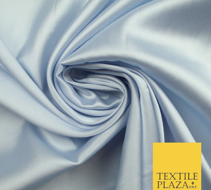 100 COLOURS - Fine Silky Smooth Liquid Sateen Satin Dress Fabric Drape Lining