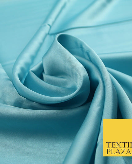 100 COLOURS - Fine Silky Smooth Liquid Sateen Satin Dress Fabric Drape Lining