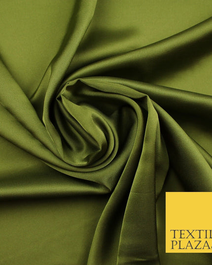 100 COLOURS - Fine Silky Smooth Liquid Sateen Satin Dress Fabric Drape Lining