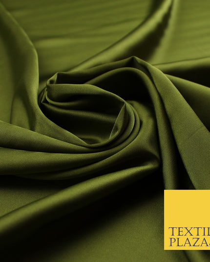 100 COLOURS - Fine Silky Smooth Liquid Sateen Satin Dress Fabric Drape Lining