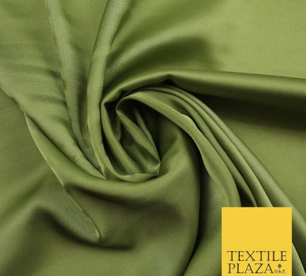 100 COLOURS - Fine Silky Smooth Liquid Sateen Satin Dress Fabric Drape Lining