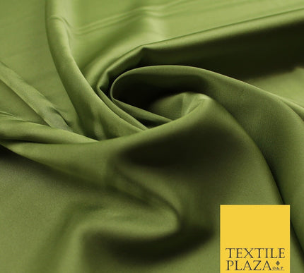 100 COLOURS - Fine Silky Smooth Liquid Sateen Satin Dress Fabric Drape Lining
