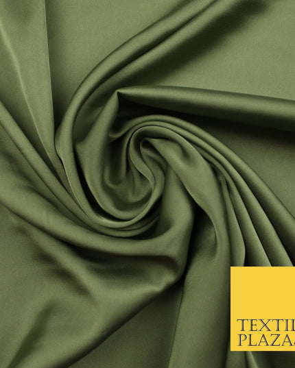 100 COLOURS - Fine Silky Smooth Liquid Sateen Satin Dress Fabric Drape Lining