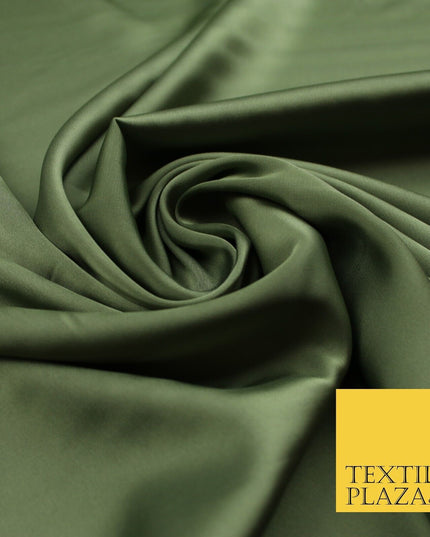 100 COLOURS - Fine Silky Smooth Liquid Sateen Satin Dress Fabric Drape Lining