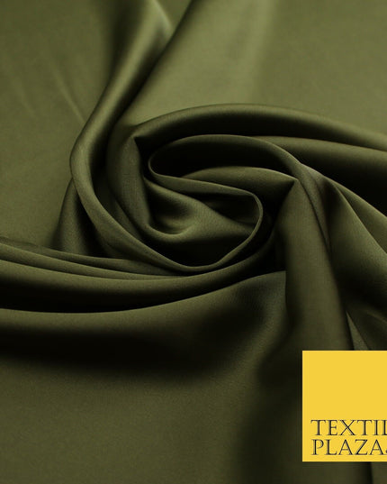 100 COLOURS - Fine Silky Smooth Liquid Sateen Satin Dress Fabric Drape Lining
