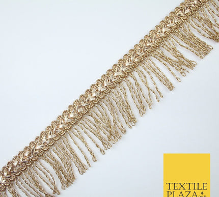 Large Metallic Loop Fringe Chevron Gota Pati Ribbon Trim Border Lace - 6cm Wide