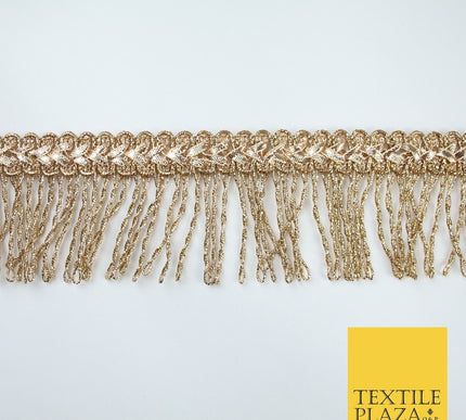 Large Metallic Loop Fringe Chevron Gota Pati Ribbon Trim Border Lace - 6cm Wide