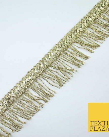 Large Metallic Loop Fringe Chevron Gota Pati Ribbon Trim Border Lace - 6cm Wide