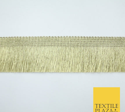 3 COLOURS - Large Soft Thread Simple Plain Fringe Trim Border Lace - 4.5cm Wide