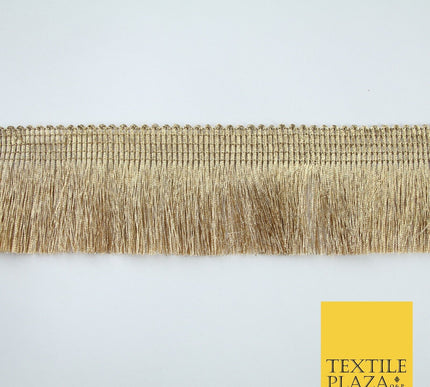 3 COLOURS - Large Soft Thread Simple Plain Fringe Trim Border Lace - 4.5cm Wide