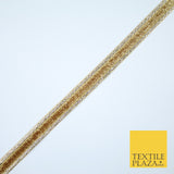 Gold Shimmer Fleck Zari Fancy Ribbon Trim Border Gota Lace - 1.5cm Wide - X145