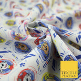 PAW PATROL Character Faces Techno Digital Print 100% Cotton Fabric 59" 8215