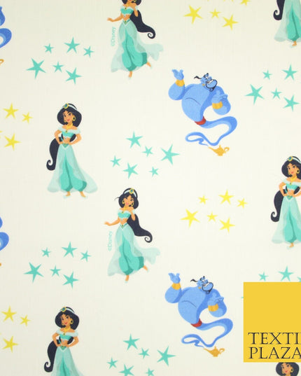 Aladdin Genie Princess Jasmine Disney Digital Print 100% Cotton Fabric 59" 8212