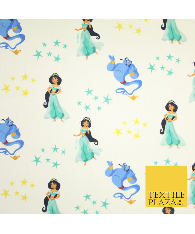 Aladdin Genie Princess Jasmine Disney Digital Print 100% Cotton Fabric 59" 8212