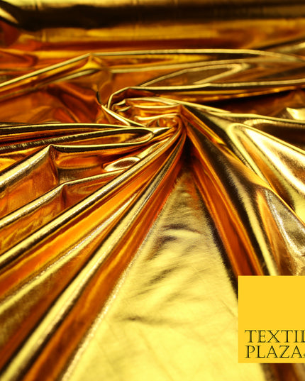 4 COLOURS - PREMIUM Metallic Lycra Fabric Shiny Mirror Foil Spandex Dancewear
