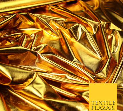 4 COLOURS - PREMIUM Metallic Lycra Fabric Shiny Mirror Foil Spandex Dancewear