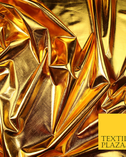 4 COLOURS - PREMIUM Metallic Lycra Fabric Shiny Mirror Foil Spandex Dancewear