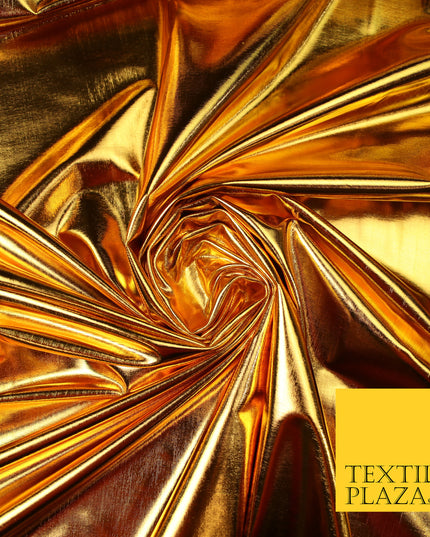 4 COLOURS - PREMIUM Metallic Lycra Fabric Shiny Mirror Foil Spandex Dancewear