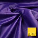Premium Plain Smooth Matt Duchess Satin Fabric Material Bridal Wedding Dress 58"